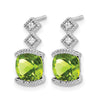 Gemstone and Diamond Earrings