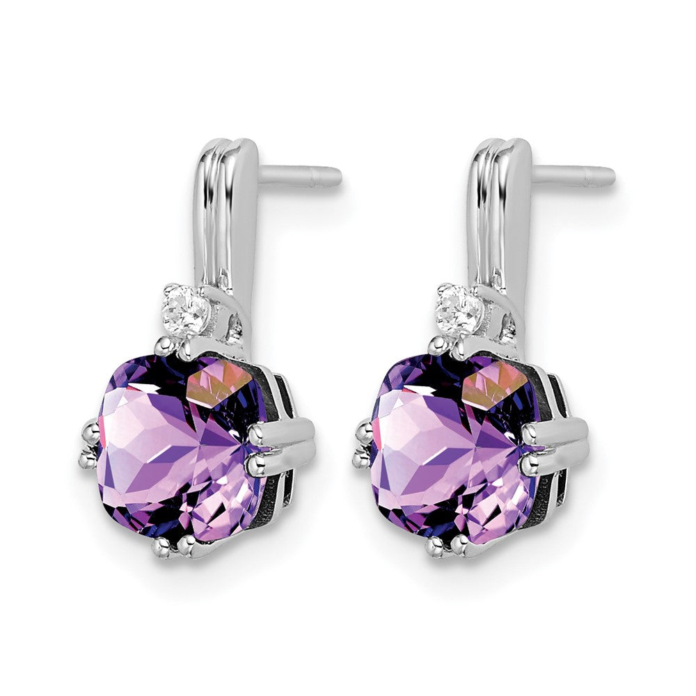 Gemstone and Diamond Earrings