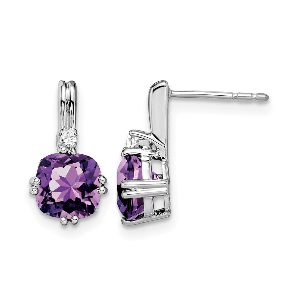 Gemstone and Diamond Earrings