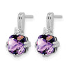 Gemstone and Diamond Earrings