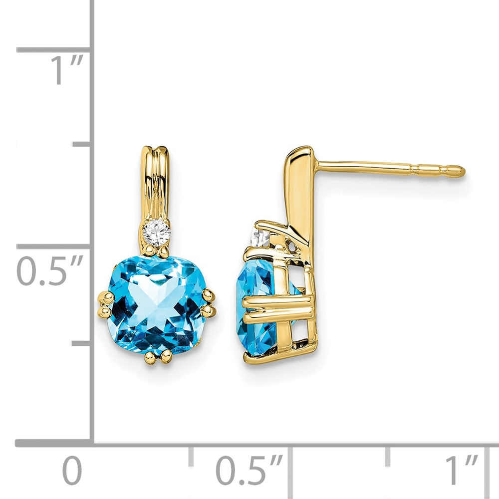 Gemstone and Diamond Earrings