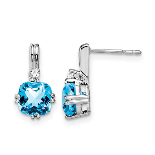 Gemstone and Diamond Earrings