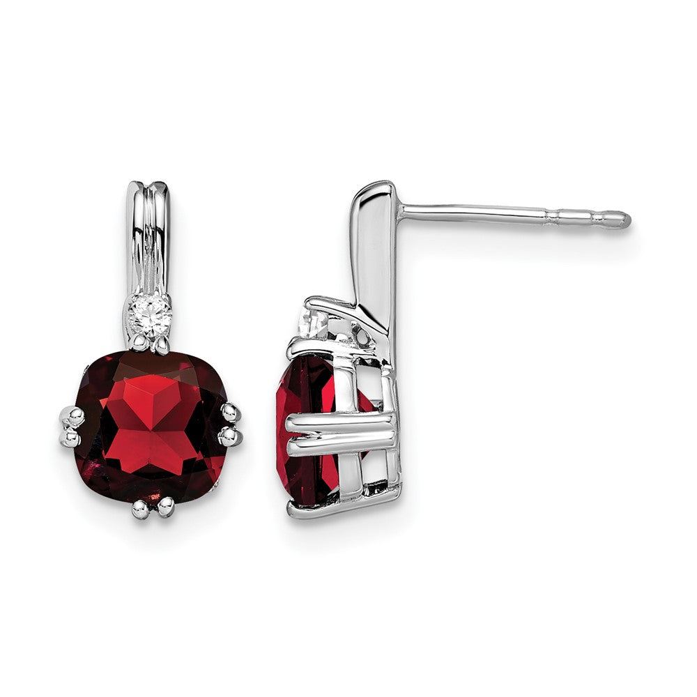 Gemstone and Diamond Earrings