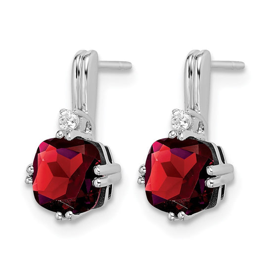 Gemstone and Diamond Earrings