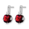 Gemstone and Diamond Earrings