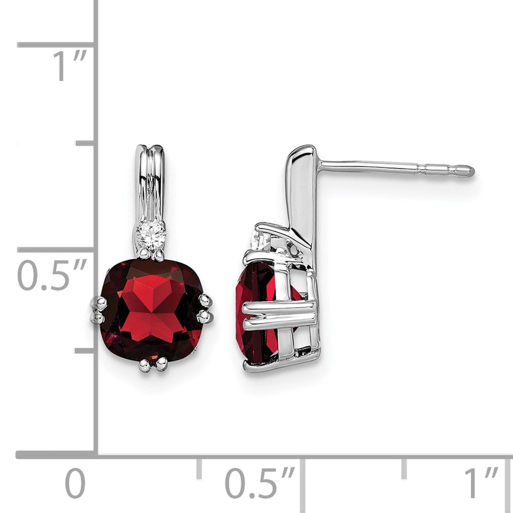 Gemstone and Diamond Earrings