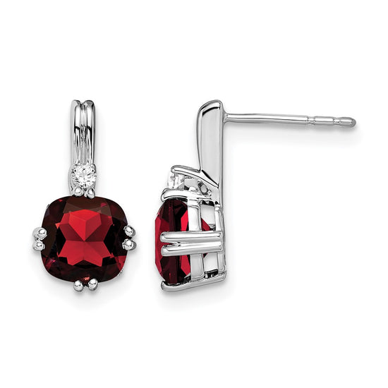Gemstone and Diamond Earrings