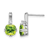 Gemstone and Diamond Earrings