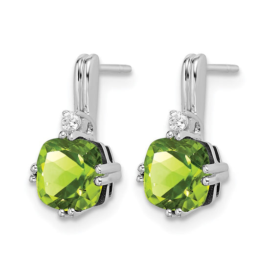 Gemstone and Diamond Earrings