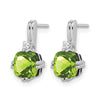 Gemstone and Diamond Earrings