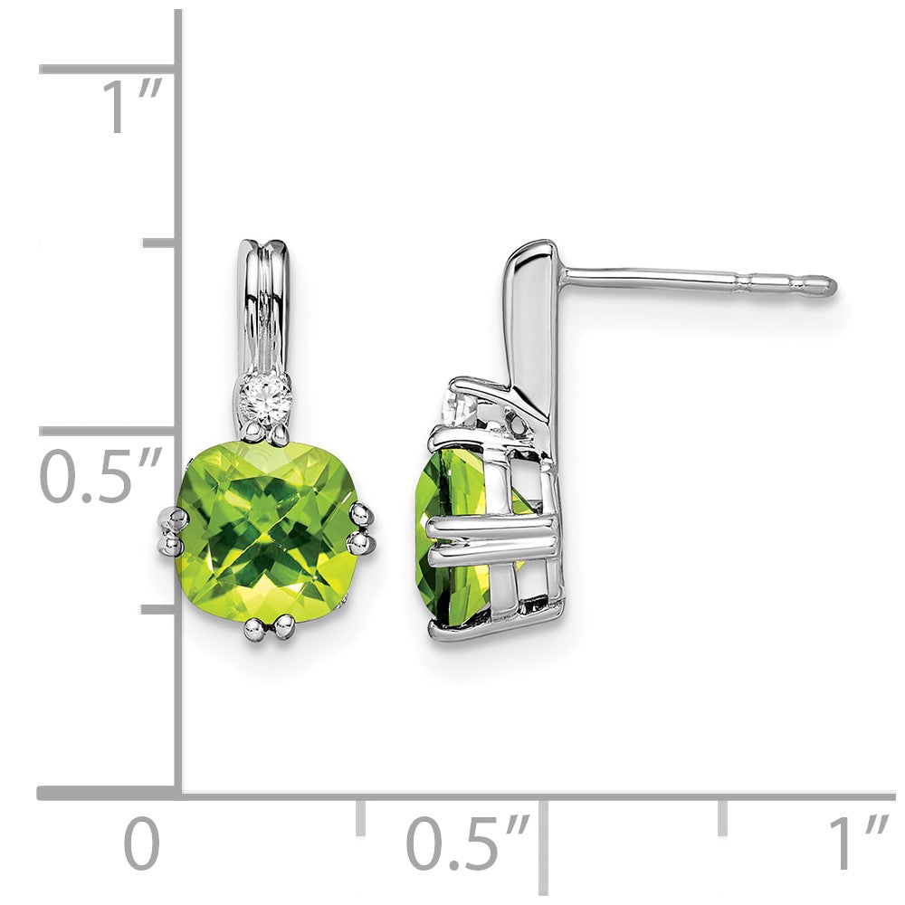 Gemstone and Diamond Earrings