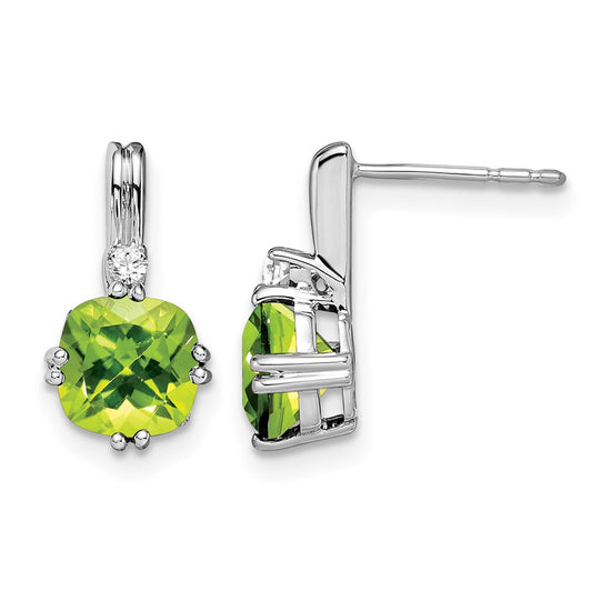 Gemstone and Diamond Earrings