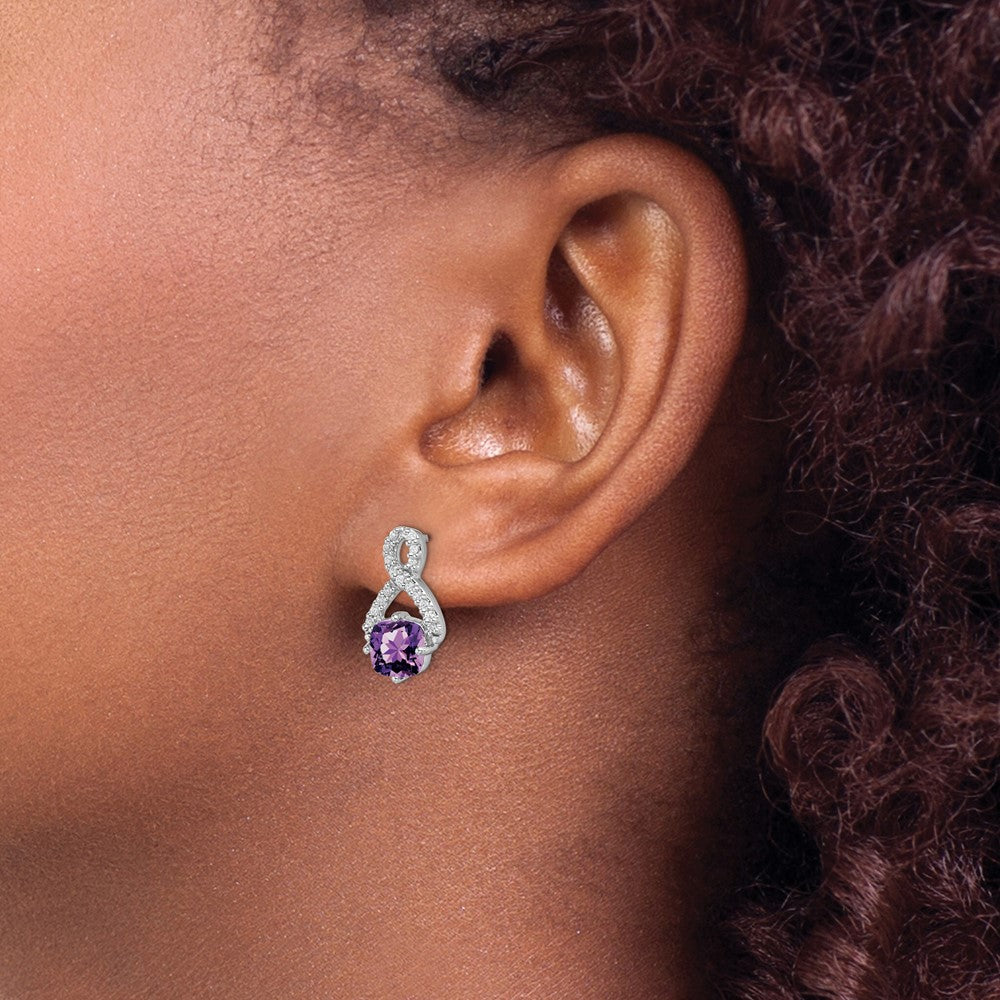 Gemstone & Diamond Earrings