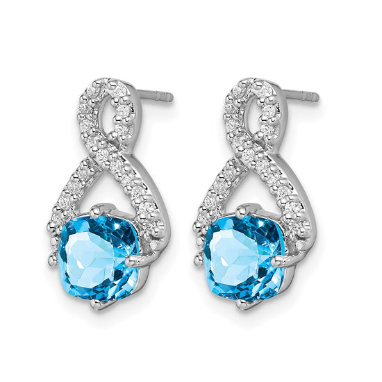Gemstone & Diamond Earrings