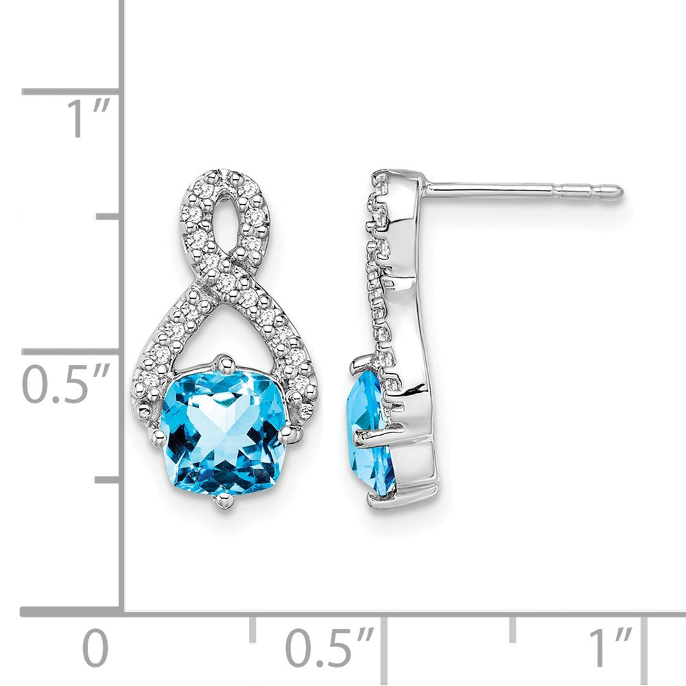 Gemstone & Diamond Earrings