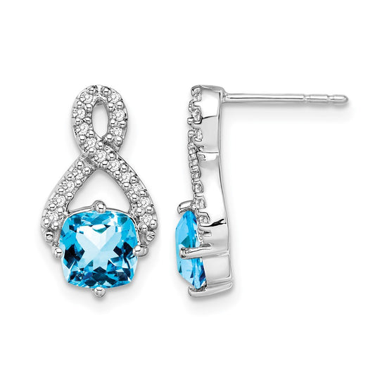 Gemstone & Diamond Earrings