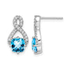 Gemstone & Diamond Earrings