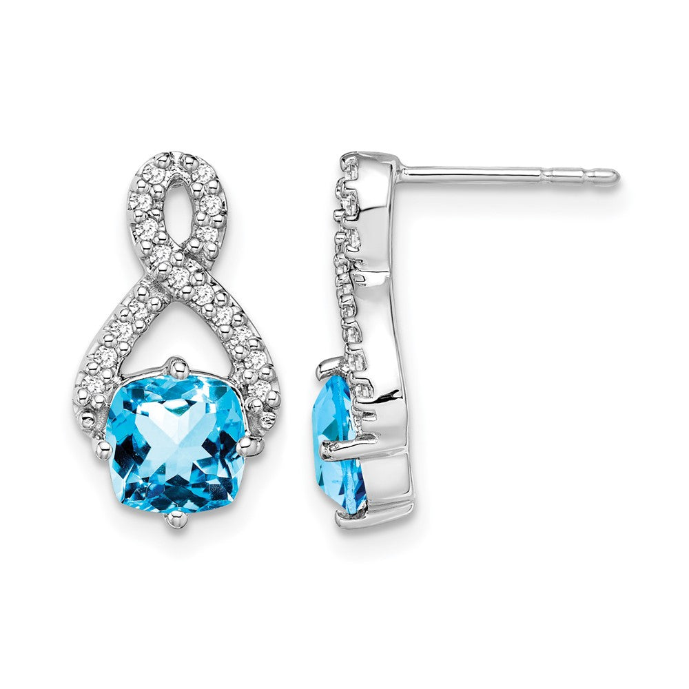 Gemstone & Diamond Earrings