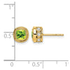 Cushion Gemstone and Diamond Earrings