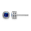 Cushion Gemstone and Diamond Earrings