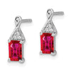 Gemstone & Diamond Earrings