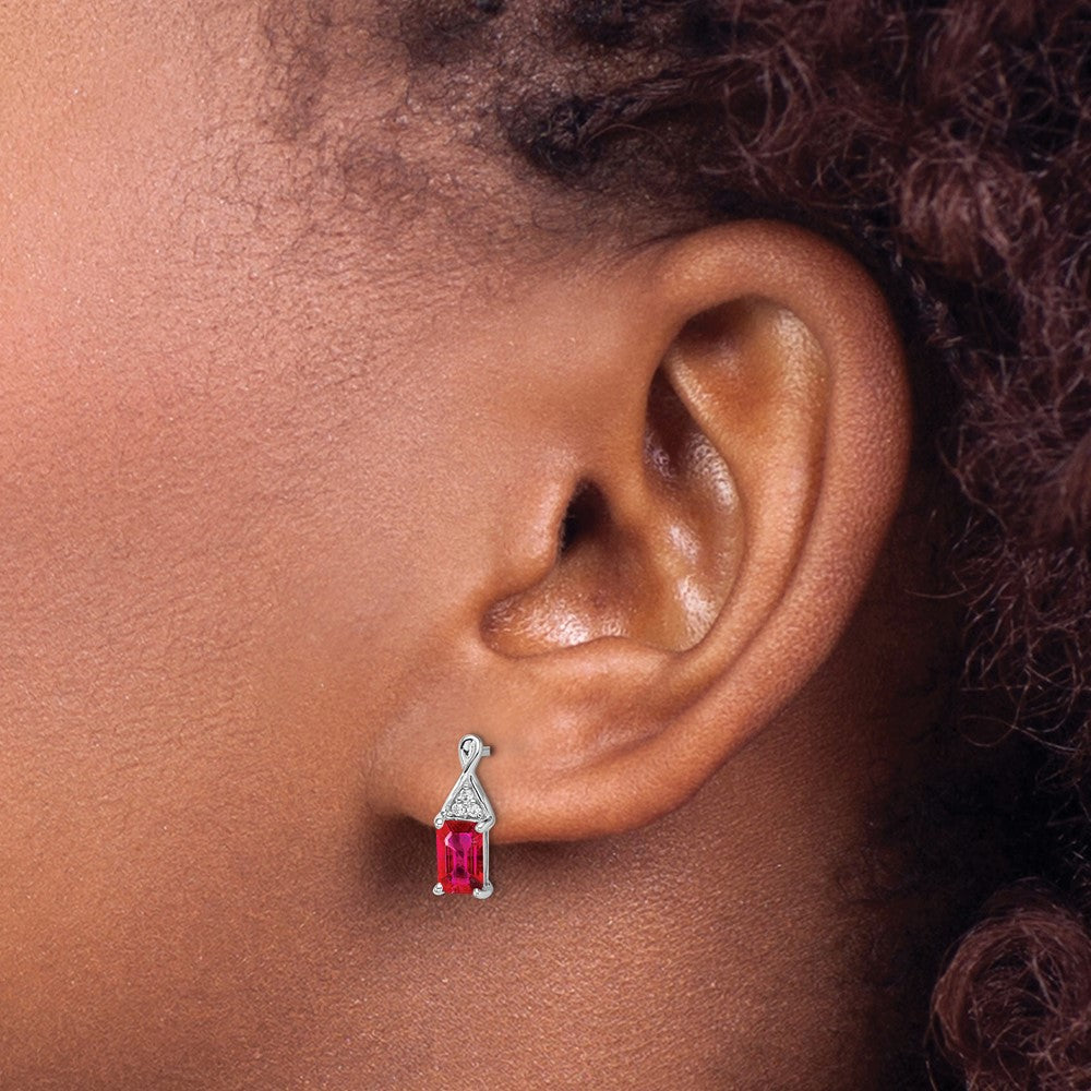 Gemstone & Diamond Earrings