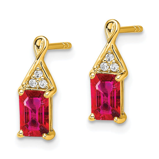 Gemstone & Diamond Earrings