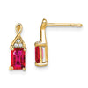 Gemstone & Diamond Earrings