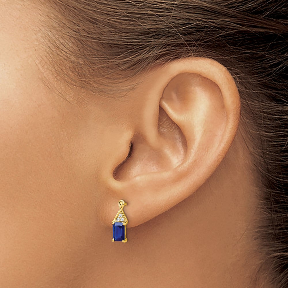 Gemstone & Diamond Earrings