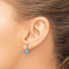 Gemstone & Diamond Earrings