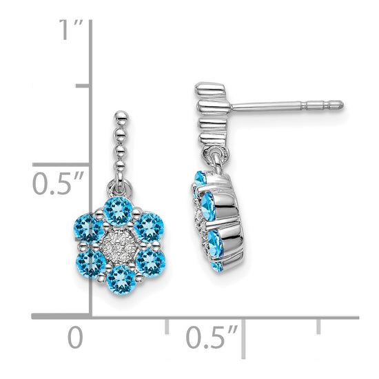 Gemstone & Diamond Earrings