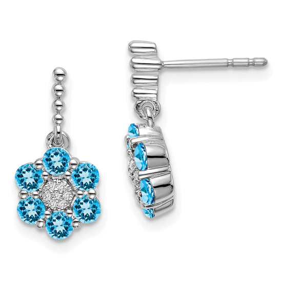 Gemstone & Diamond Earrings