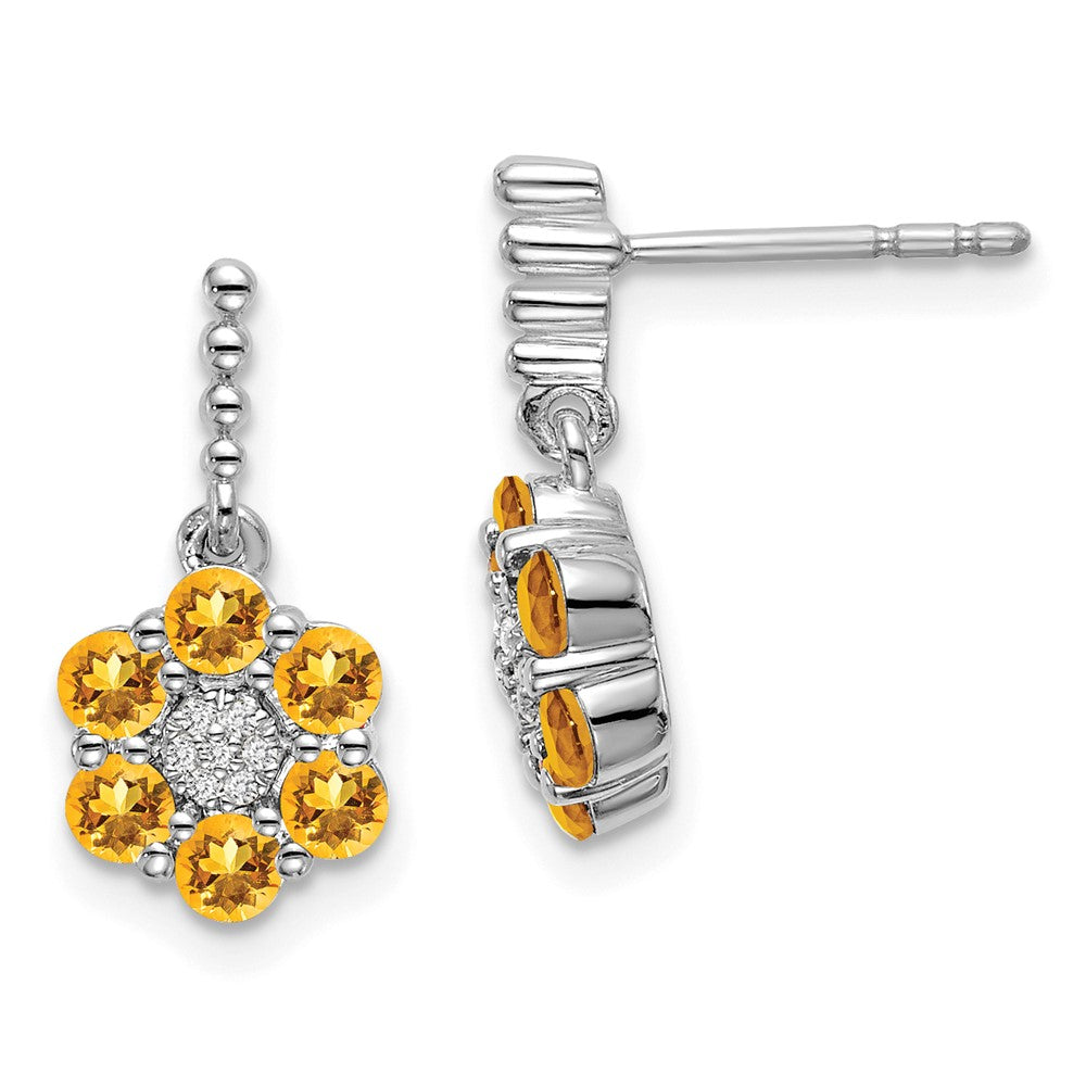 Gemstone & Diamond Earrings
