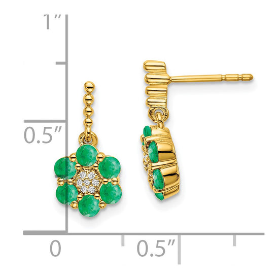 Gemstone & Diamond Earrings