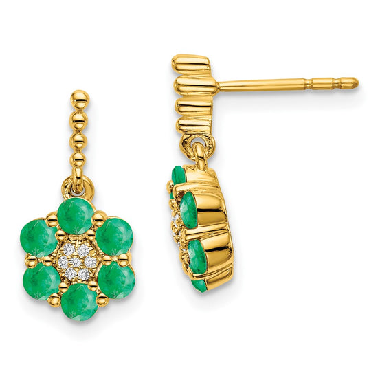 Gemstone & Diamond Earrings