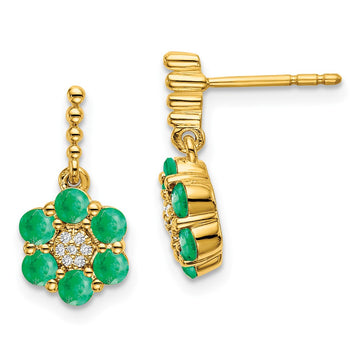 Gemstone & Diamond Earrings