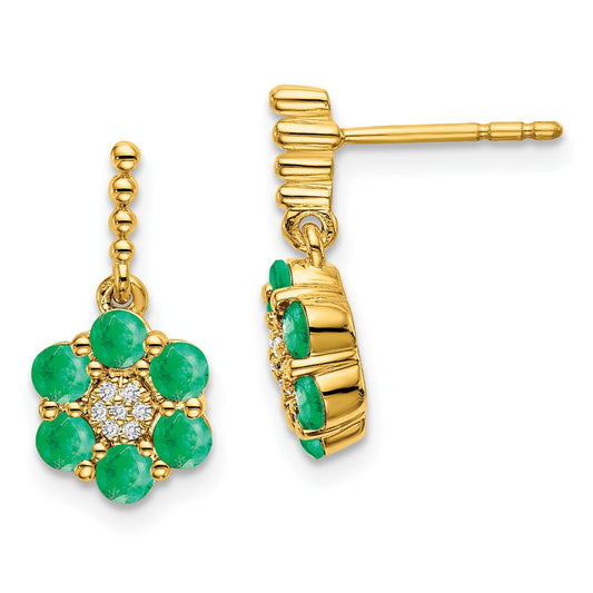 Gemstone & Diamond Earrings