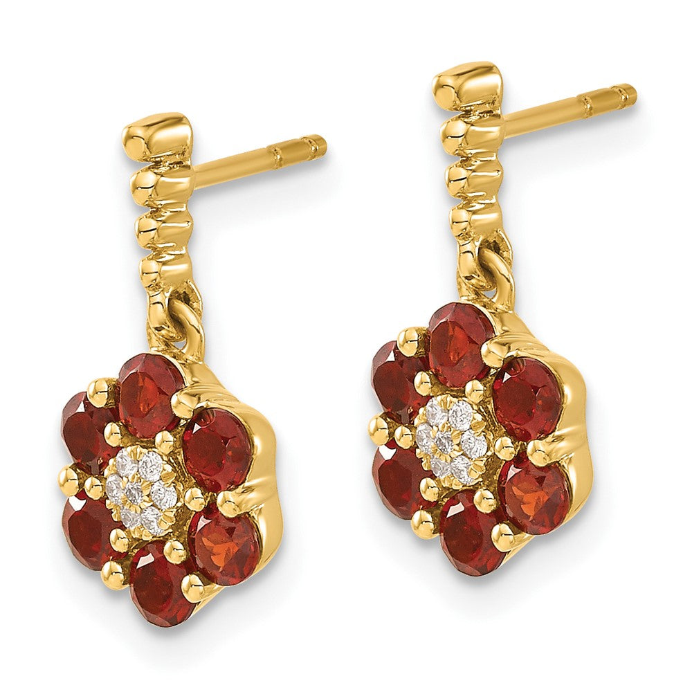 Gemstone & Diamond Earrings