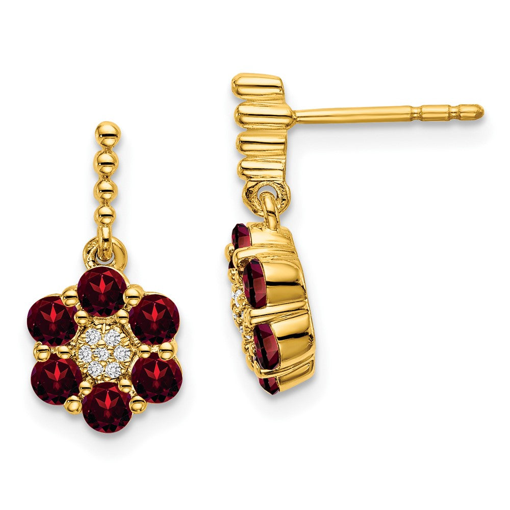 Gemstone & Diamond Earrings