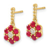 Gemstone & Diamond Earrings