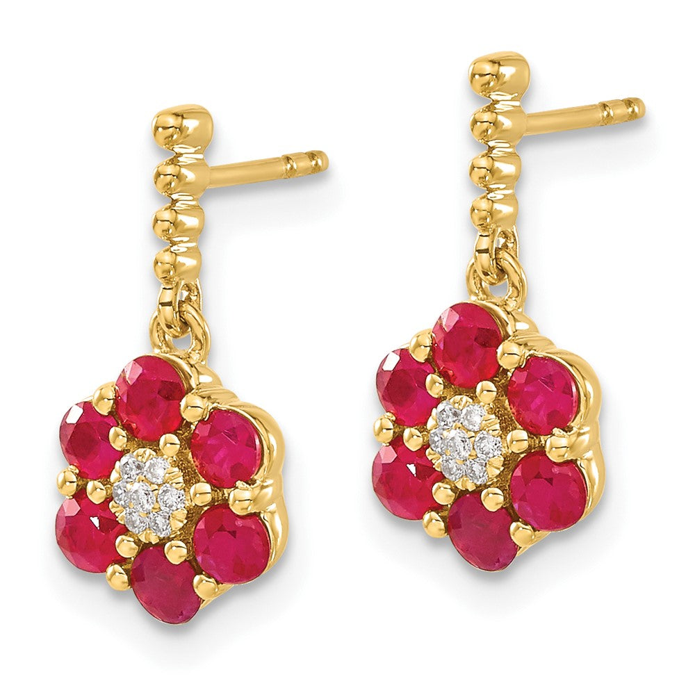 Gemstone & Diamond Earrings