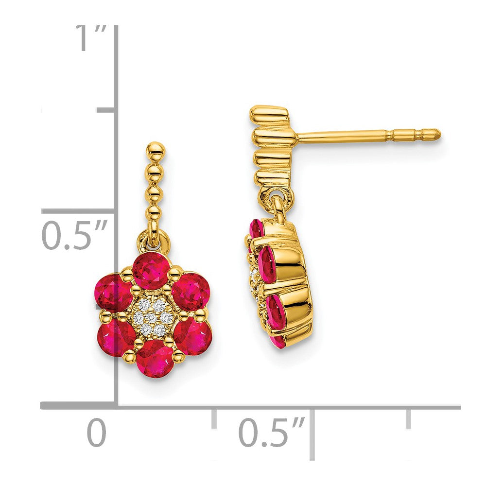 Gemstone & Diamond Earrings