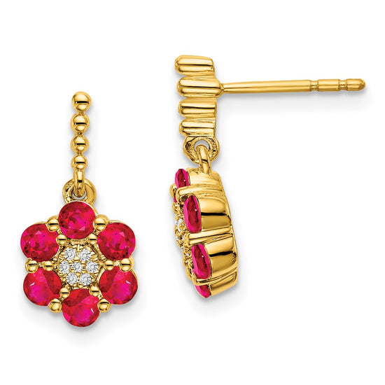 Gemstone & Diamond Earrings