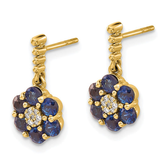 Gemstone & Diamond Earrings