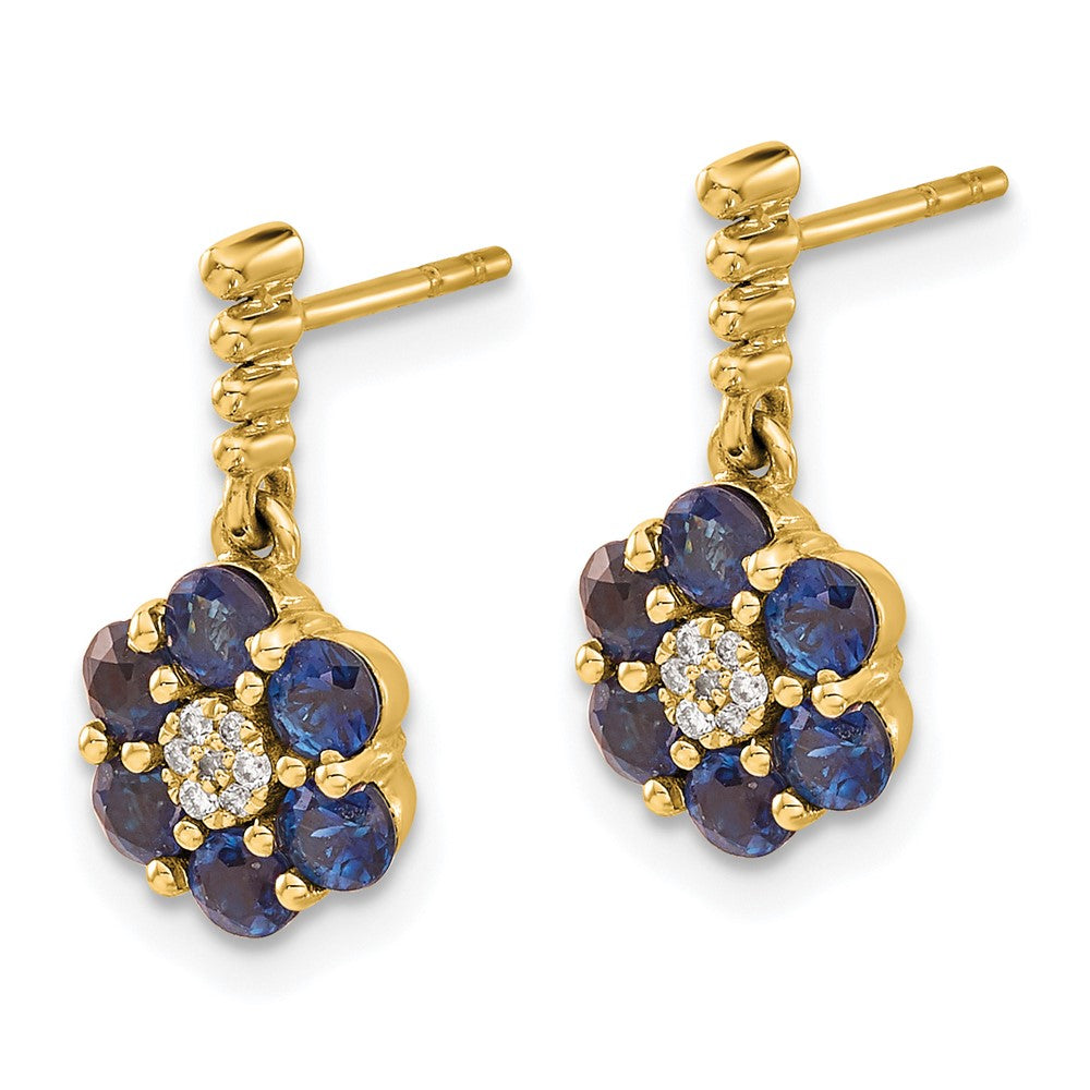 Gemstone & Diamond Earrings