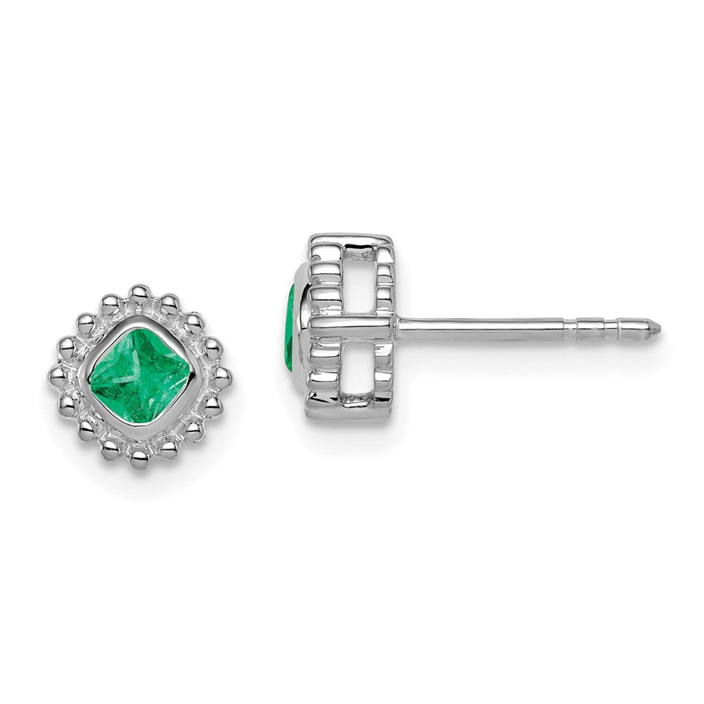 Cushion Gemstone Earrings