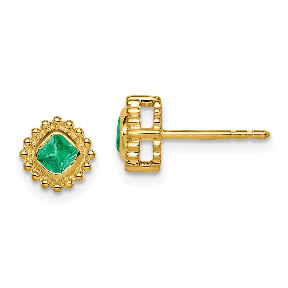 Cushion Gemstone Earrings