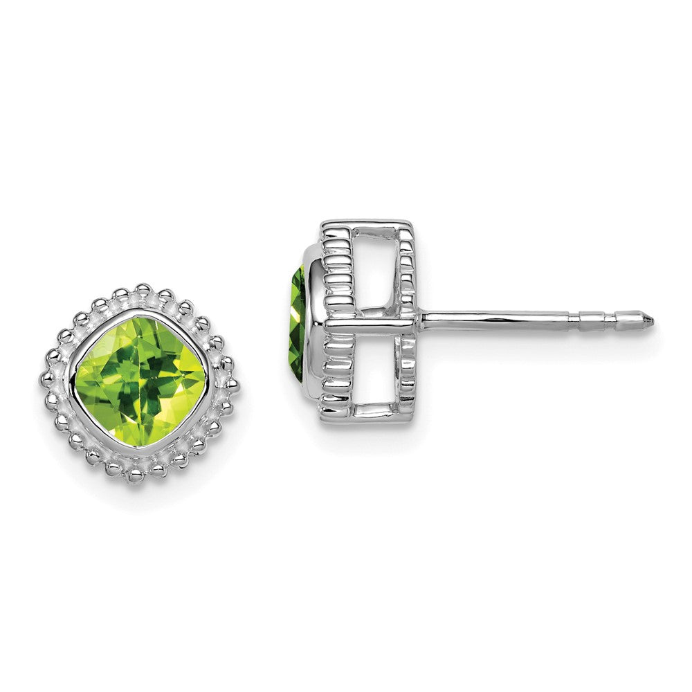 Cushion Gemstone Earrings