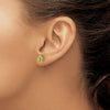 Pear Gemstone Post Earrings