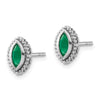 Marquise Gemstone Post Earrings